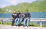 4 Bikers al Laghetto di Colle della Maddalena